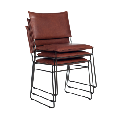 Nr. 31 / Stuhl ohne Armteil / in Leder / ab 635 €